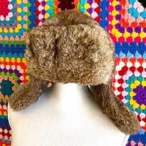 Vintage Hunting Fur Trapper Hat